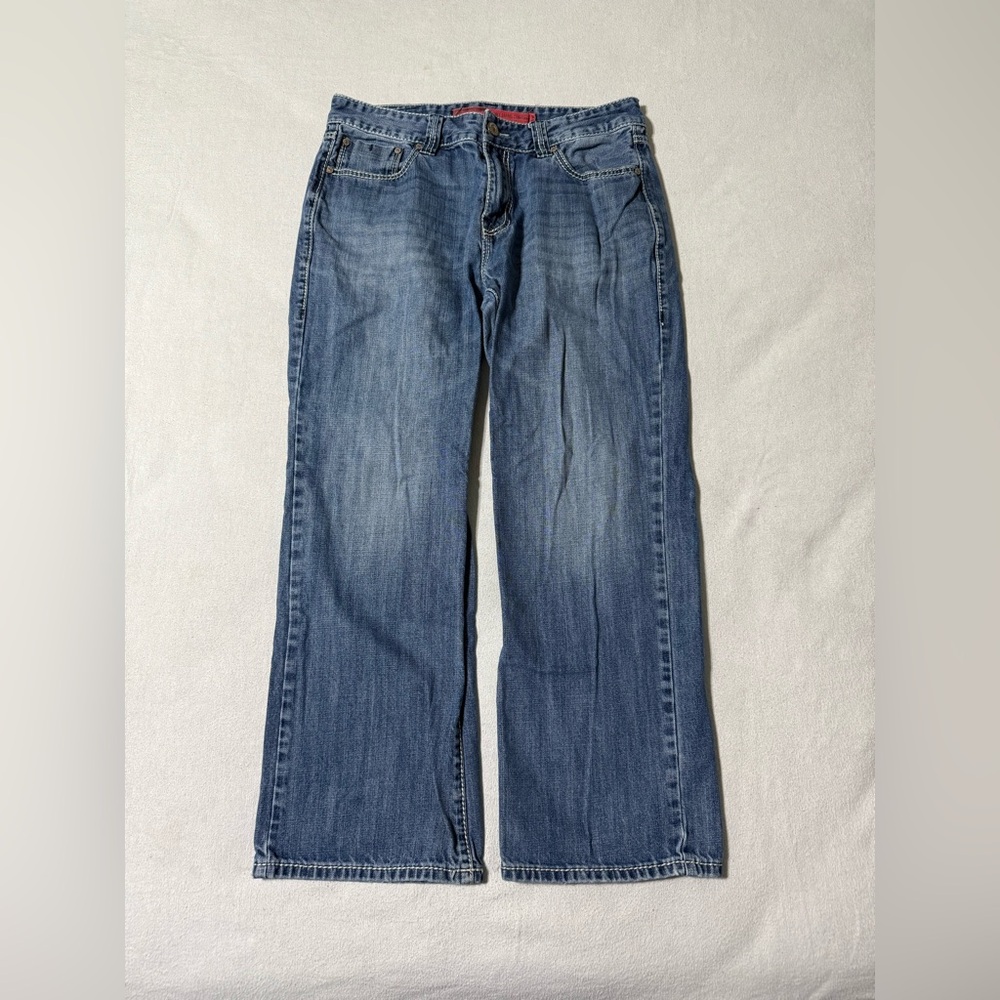 Rock and Roll Cowboy Double Barrel Relaxed Straight Leg Jean Mens 32x27